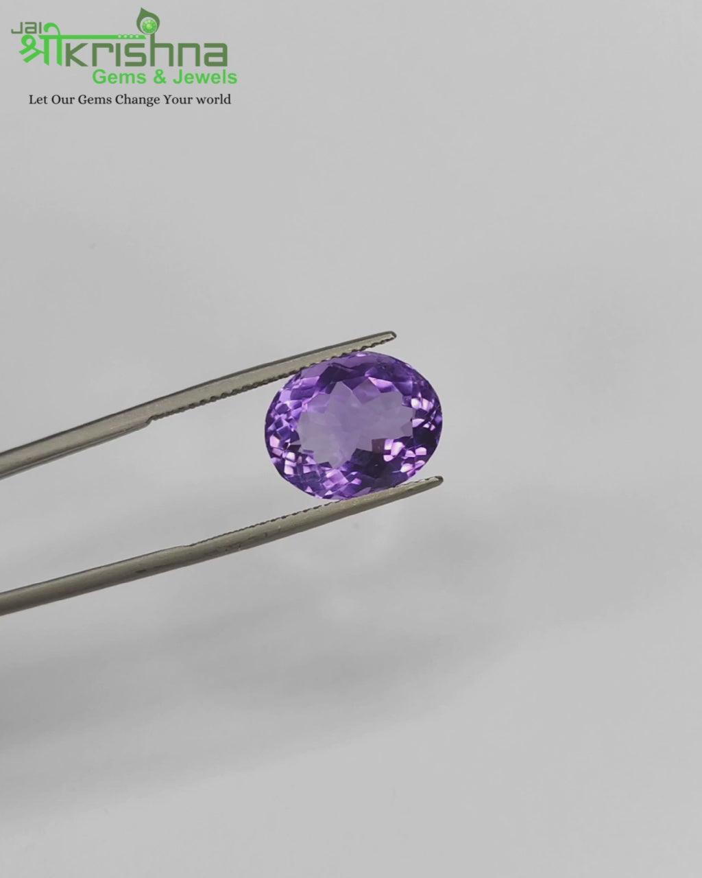 Load video: Top Grade 7.93 Ct - 8.81 Ratti Natural Brazil Amethyst Katela
