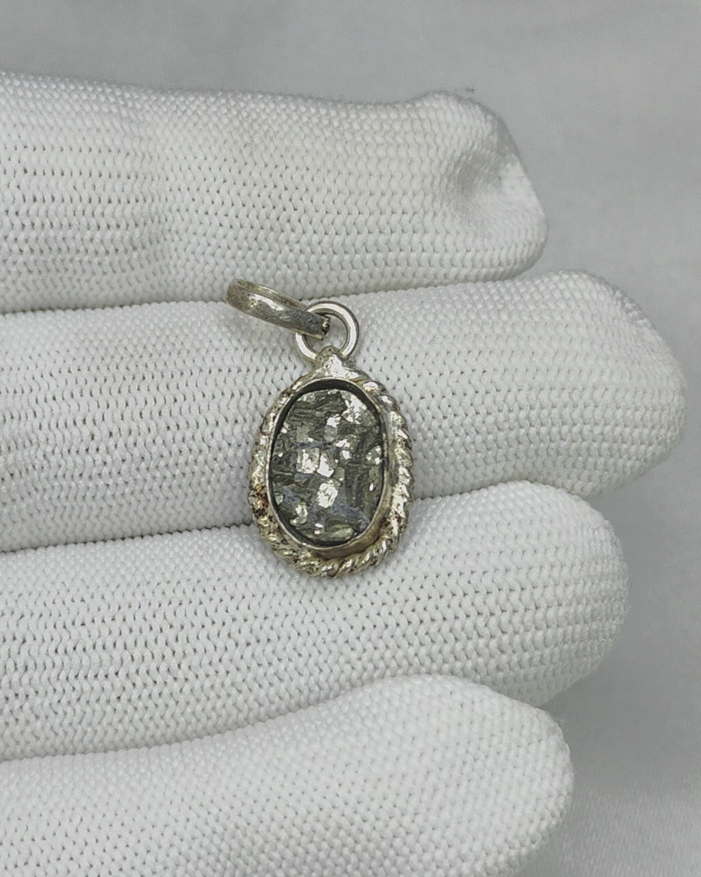 Load video: Beautiful Natural Pyrite Gemstone Pendant