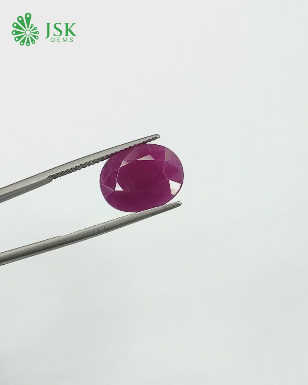 Load video: IIGJ Certified 9.13 Ct - 10.14 Ratti Unheated Untreated Natural Ruby Manik