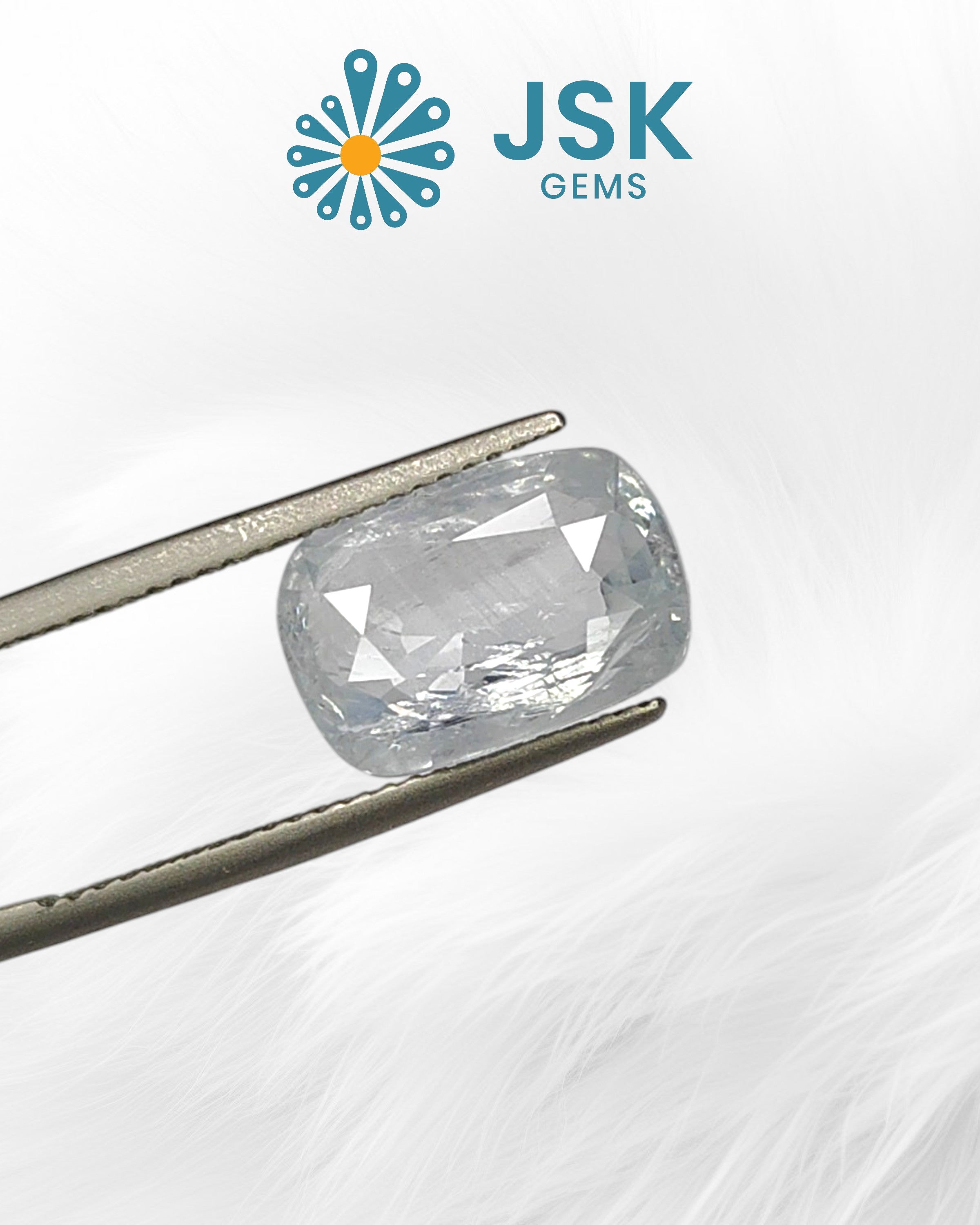 IIGJ Certified 6.30 Ct - 7 Ratti Natural Unheated Ceylon Blue Sapphire - Neelam