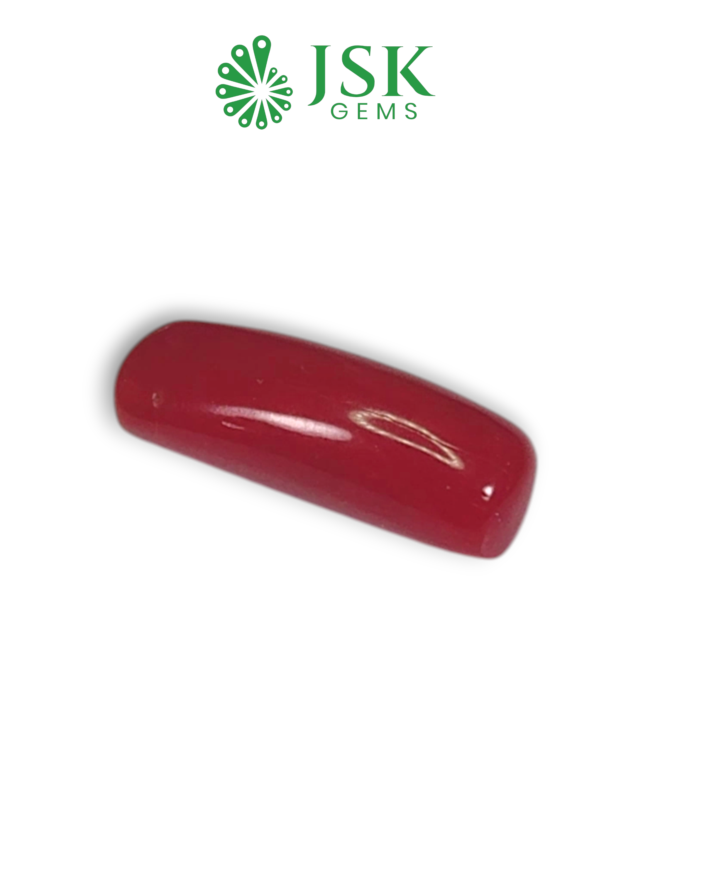 JTL Certified Premium 5.16 Ct - 5.73 Ratti Natural Italian Red Coral