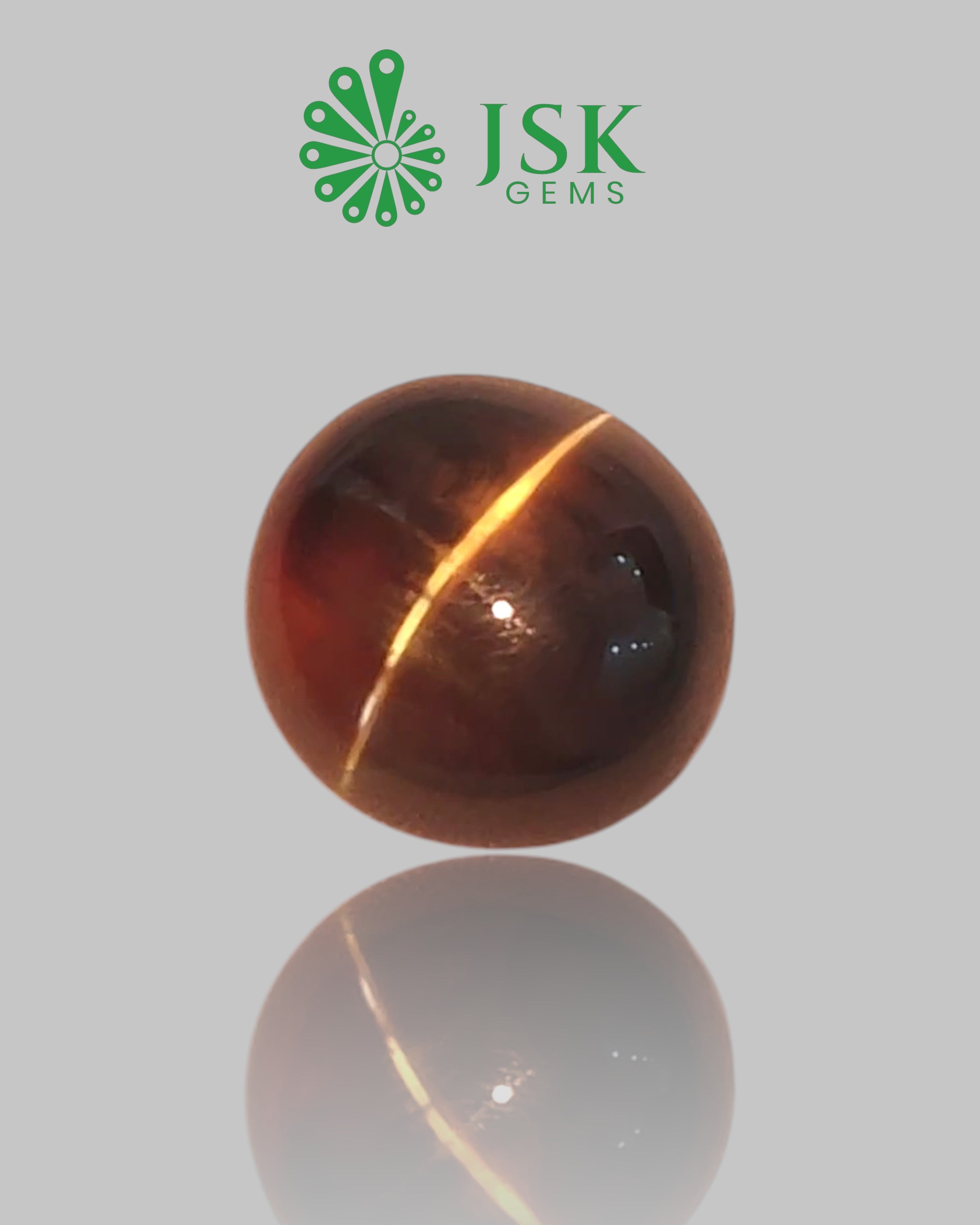 GRS Certified 21 Ct Natural Alexandrite Cats Eye
