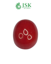 JTL Certified Premium 10.98 Ct - 12.20 Ratti Natural Italian Red Coral