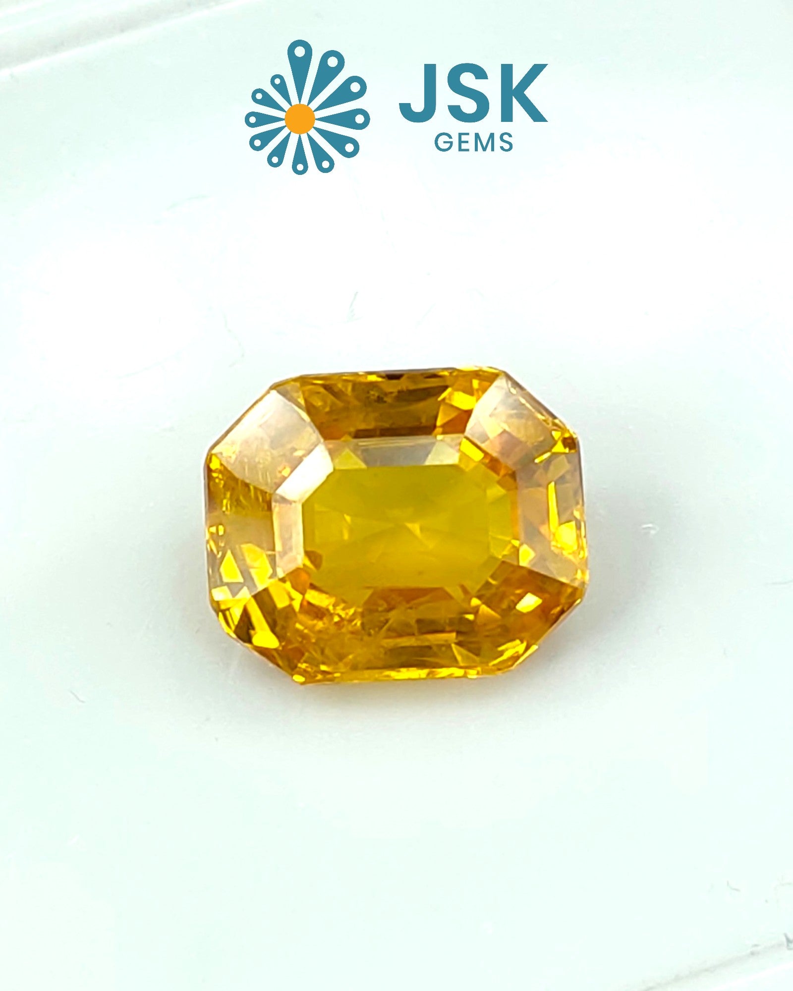 Top Grade 6.66 Ct - 7.40 Ratti Natural Bangkok Yellow Sapphire - Pukhraj