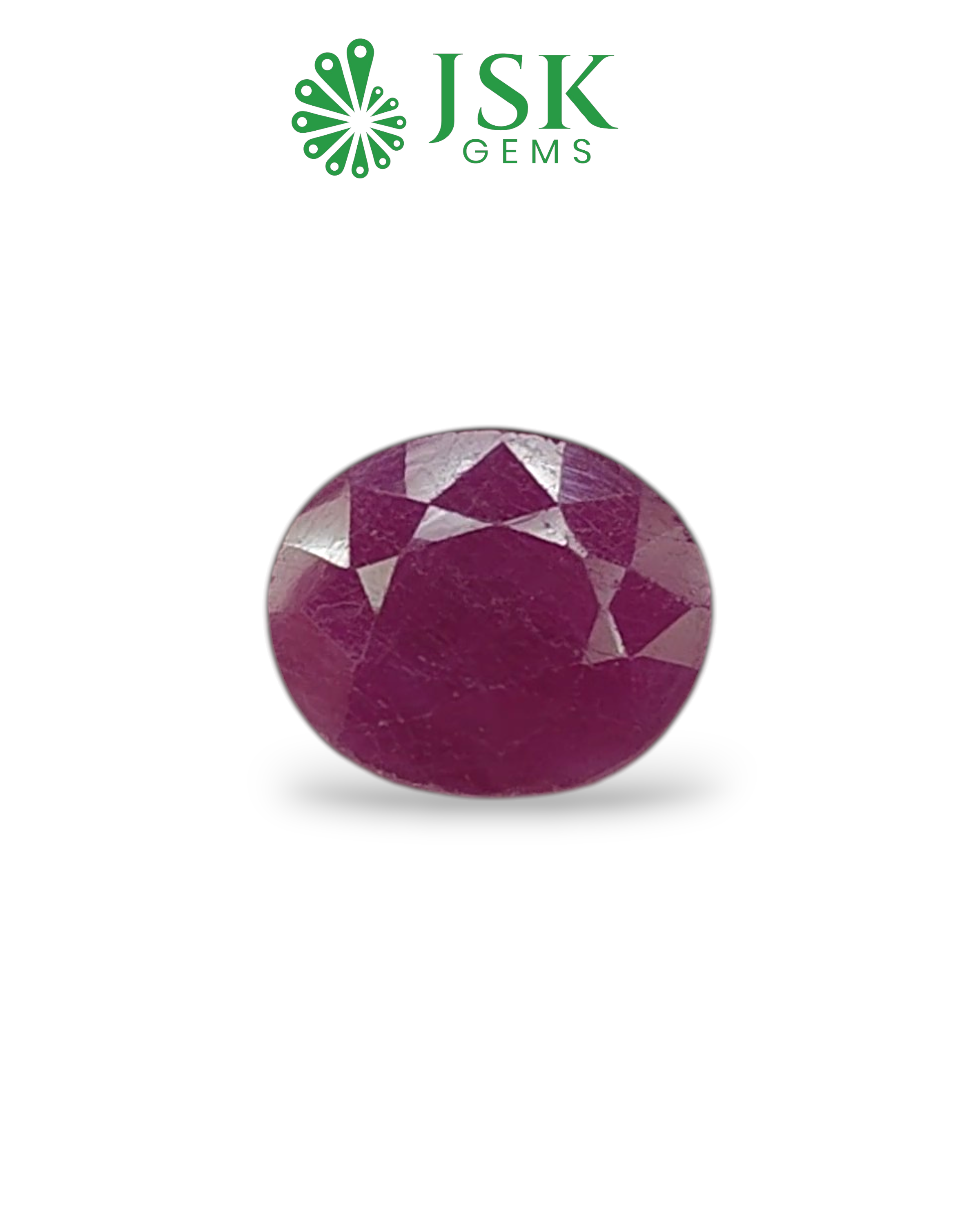 IIGJ Certified 5.71 Ct - 6.34  Ratti Unheated Untreated Natural Ruby Manik