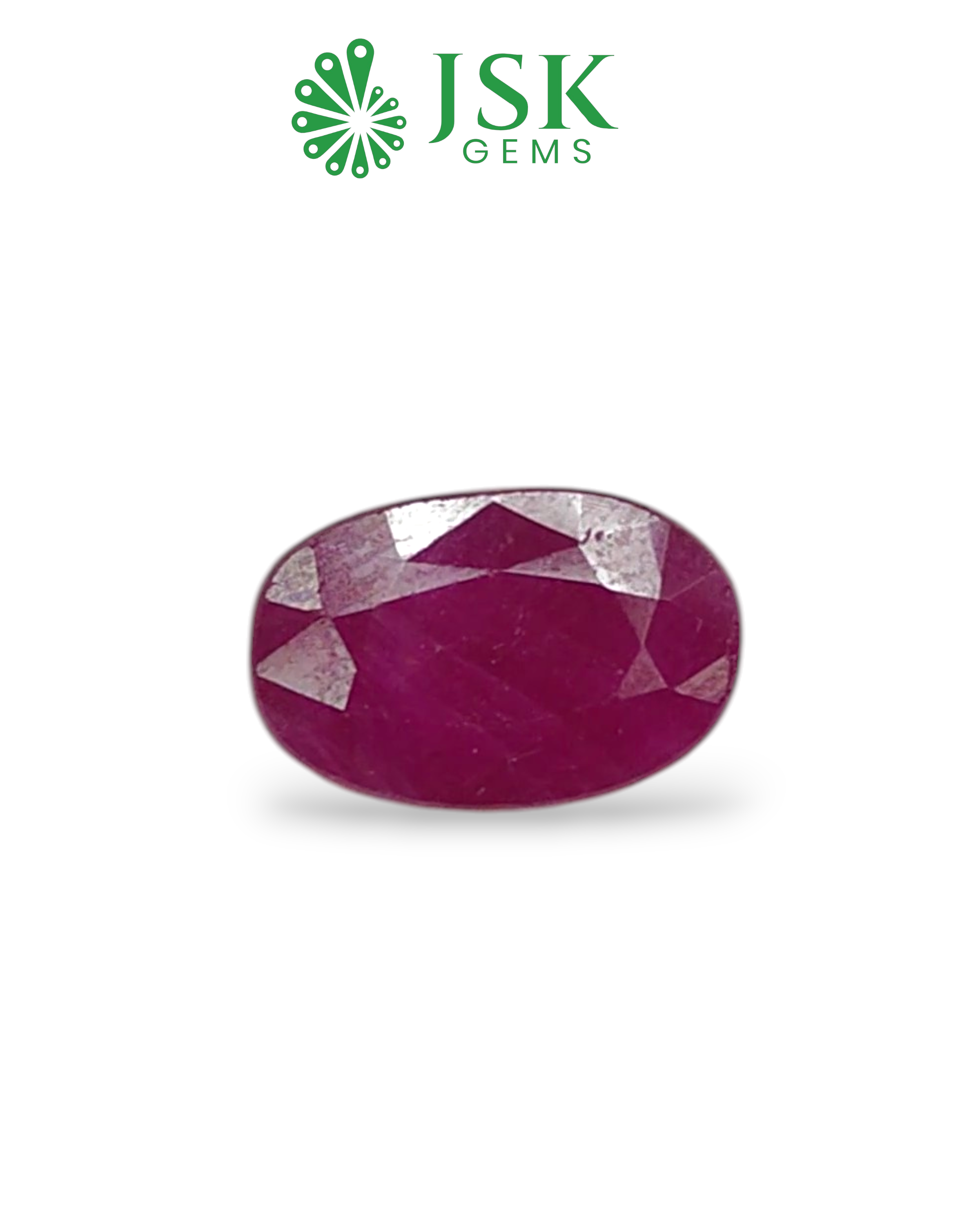 IIGJ Certified 5.81 Ct - 6.45 Ratti Unheated Untreated Natural Ruby Manik