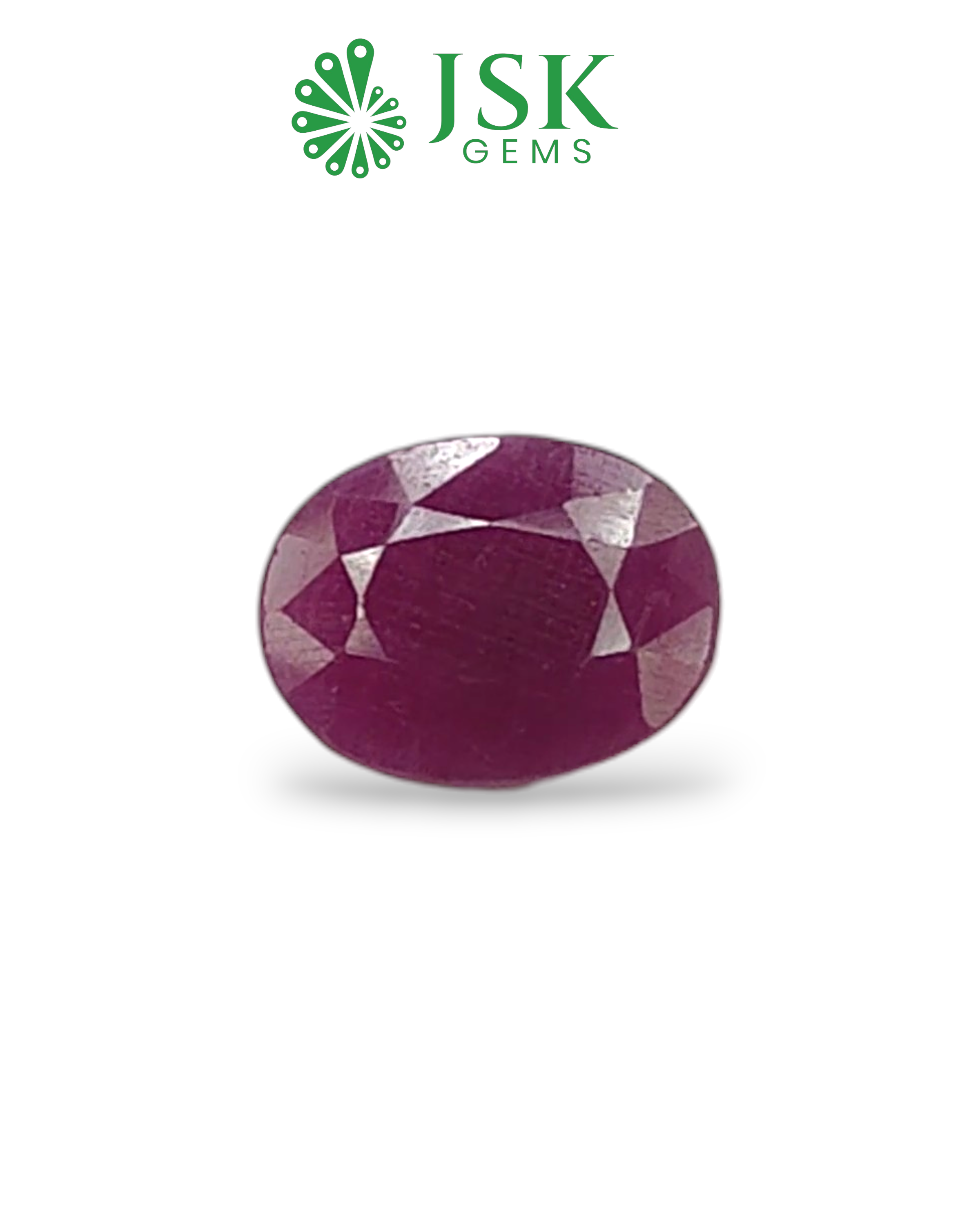 IIGJ Certified 6.39 Ct - 7.10 Ratti Unheated Untreated Natural Ruby Manik