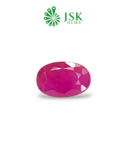 IGI Certified 4.61 Ct - 5.12 Ratti Natural Unheated Ruby