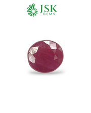 IIGJ Certified 7.23 Ct - 8.03 Ratti Unheated Untreated Natural Ruby Manik