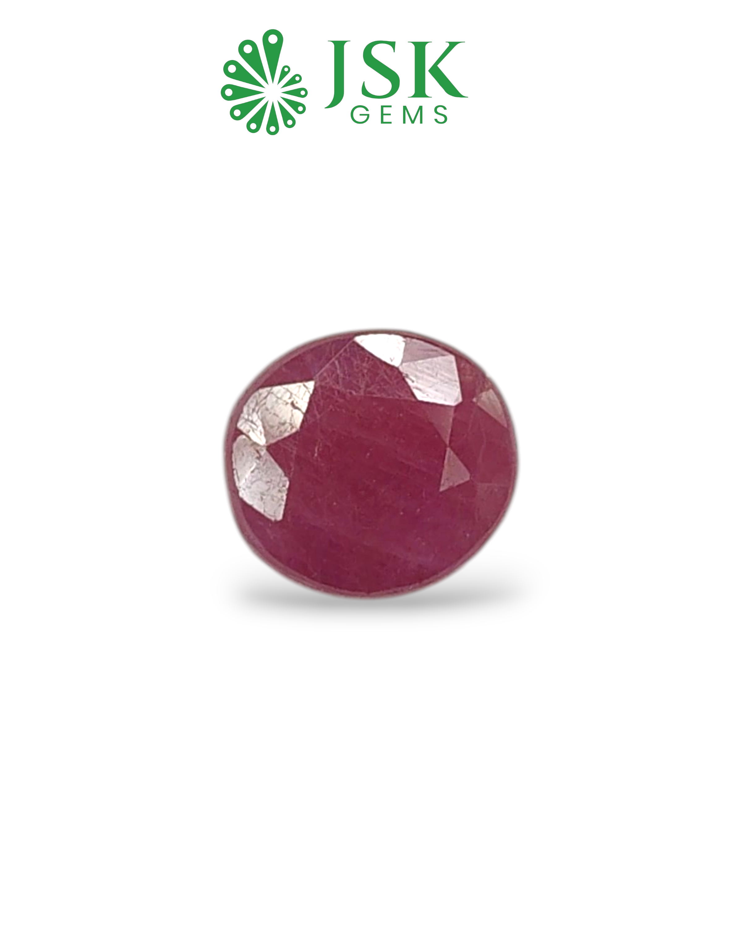 IIGJ Certified 7.23 Ct - 8.03 Ratti Unheated Untreated Natural Ruby Manik