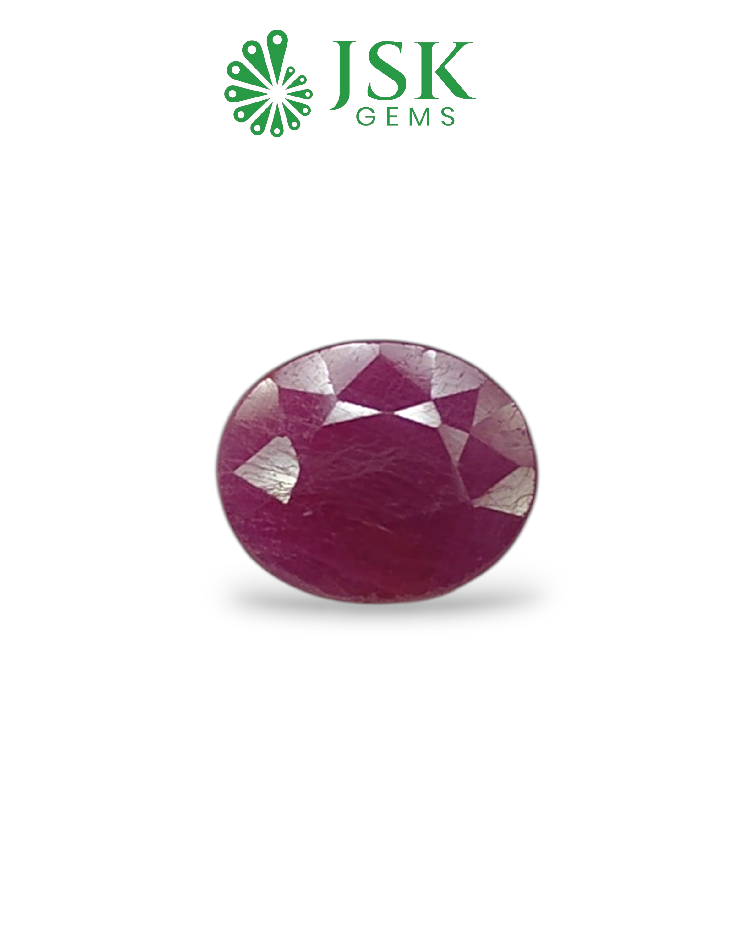 IIGJ Certified 5.34 Ct - 5.93 Ratti Unheated Untreated Natural Ruby Manik