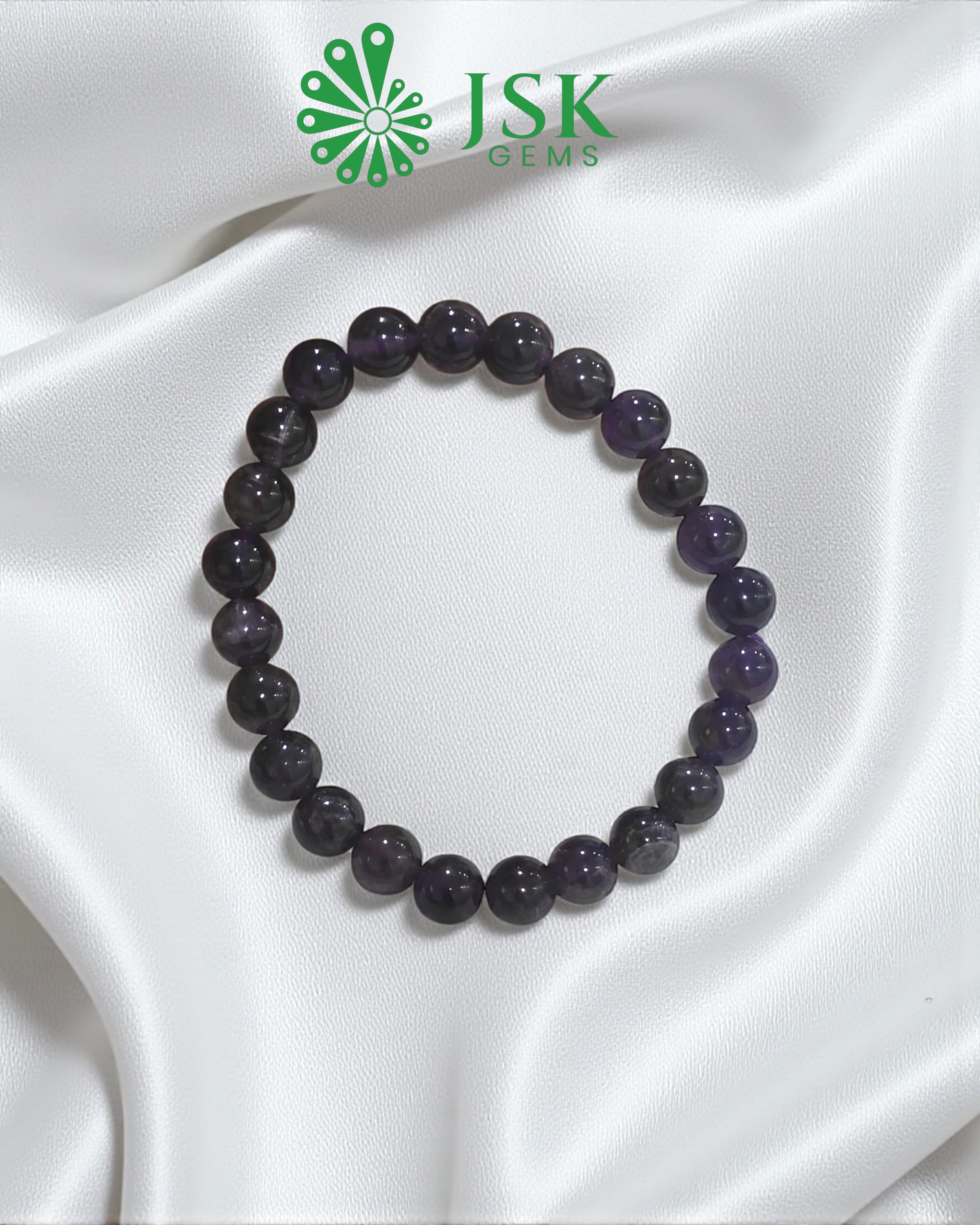 Premium Amethyst Stone Bracelet | Reiki, Meditation & Healing