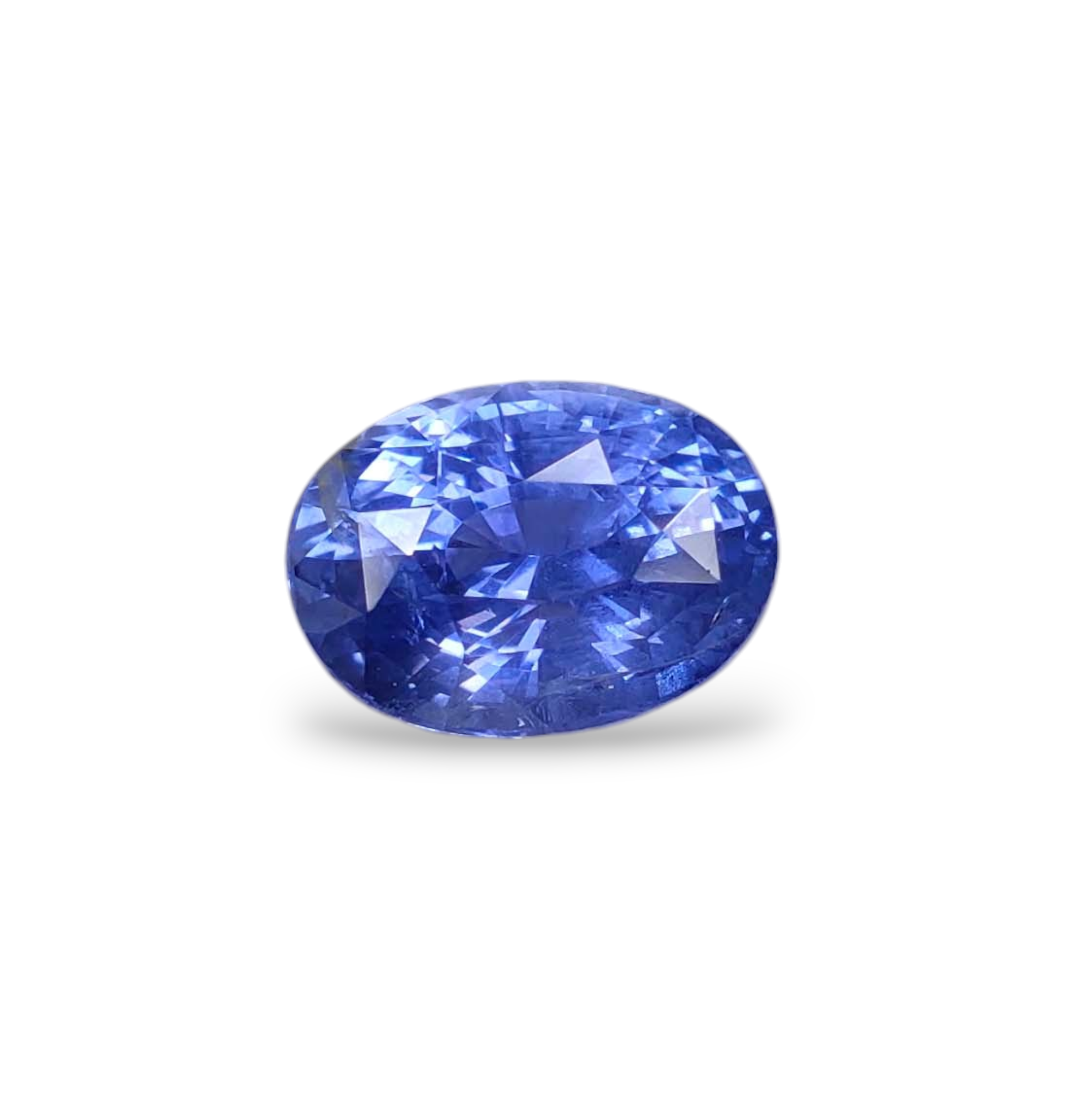 EGL Certified 5.54 Ct - 6.15 Ratti Natural Unheated Ceylon Blue Sapphire - Neelam