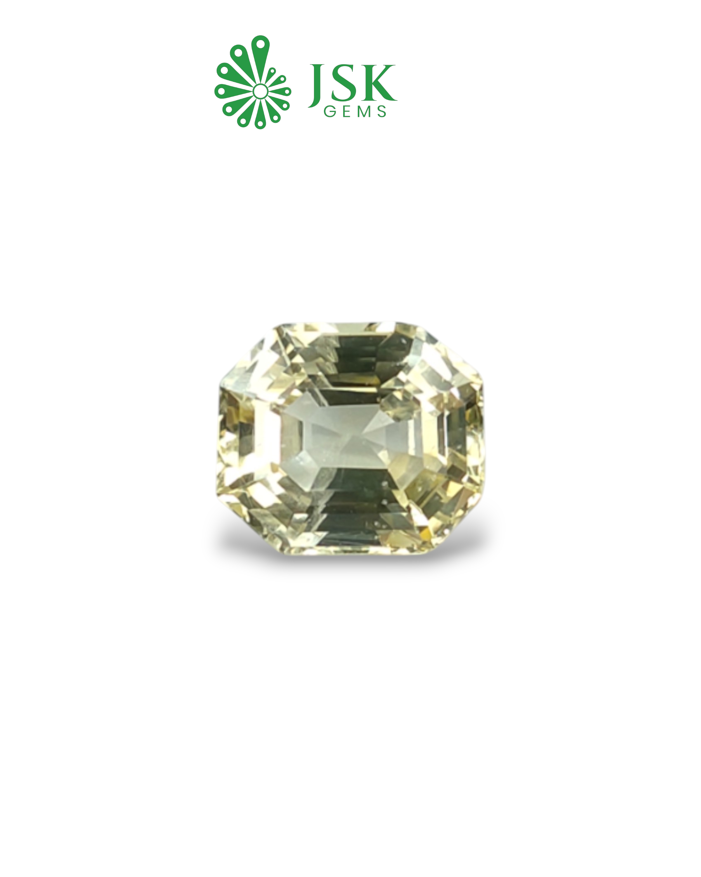 IIGJ Certified 2.90 Ct - 3.22 Ratti Natural Unheated Ceylon Yellow Sapphire -Pukhraj