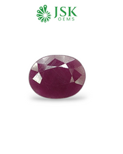 IIGJ Certified 6.53 Ct - 7.25 Ratti Unheated Untreated Natural Ruby Manik