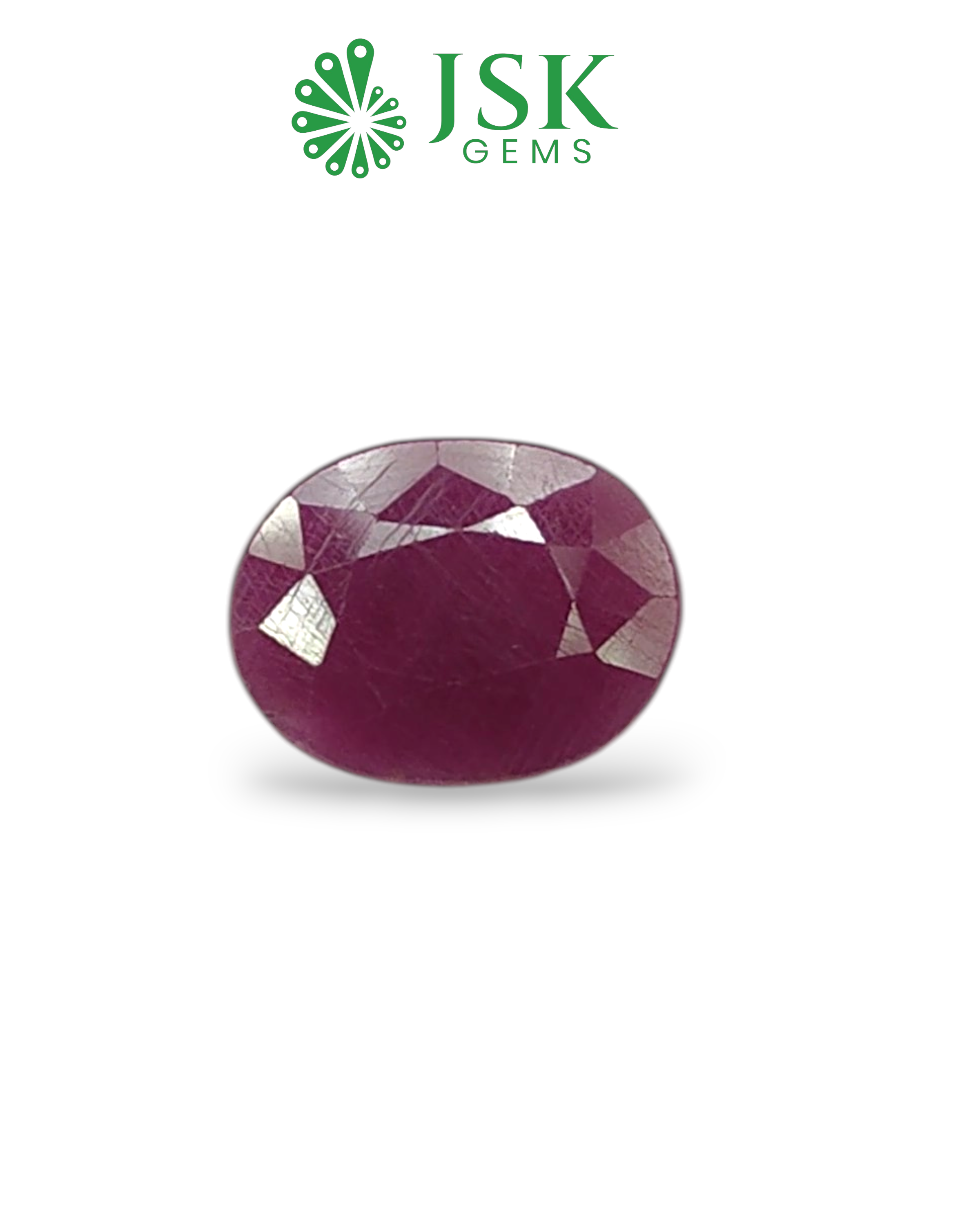 IIGJ Certified 6.53 Ct - 7.25 Ratti Unheated Untreated Natural Ruby Manik