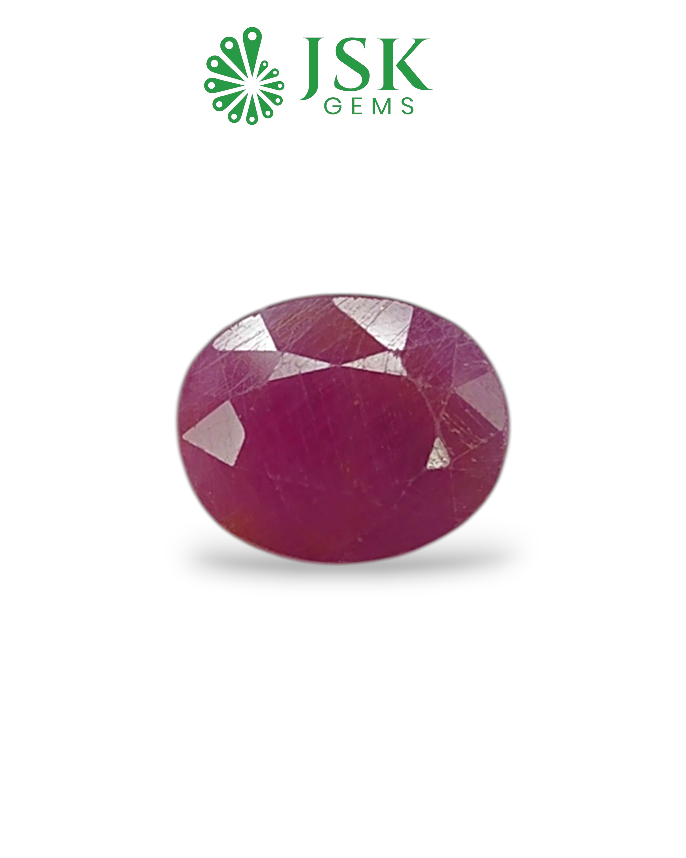 IIGJ Certified 6.03 Ct - 6.70 Ratti Unheated Untreated Natural Ruby Manik