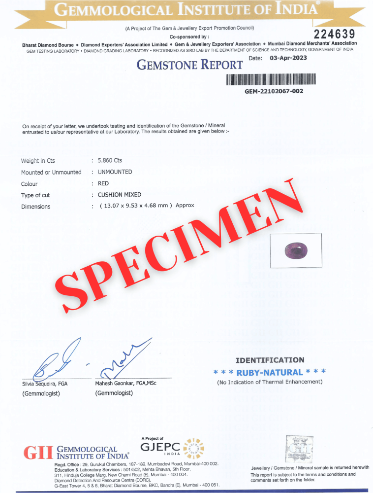 GII Certificate