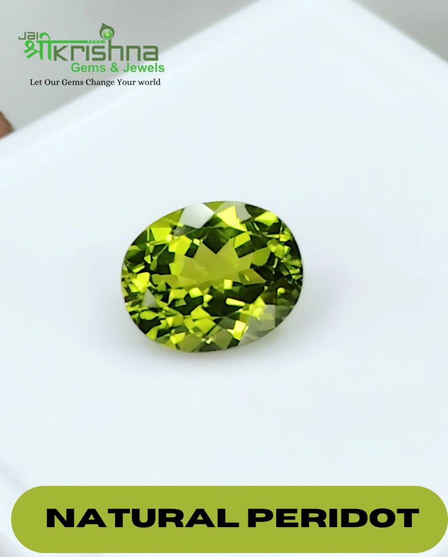 TOP AAA GRADE 4.29 Ct{4.70 Ratti}NATURAL BURMA PERIDOT  