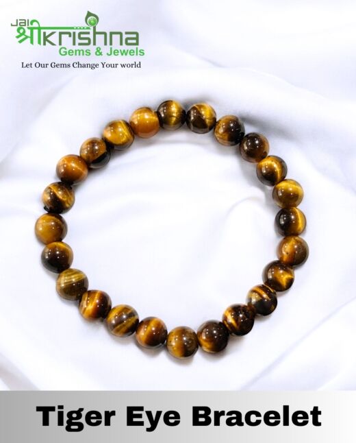 Top-Notch Tiger Eye Gemstone Bracelet - 8mm Size