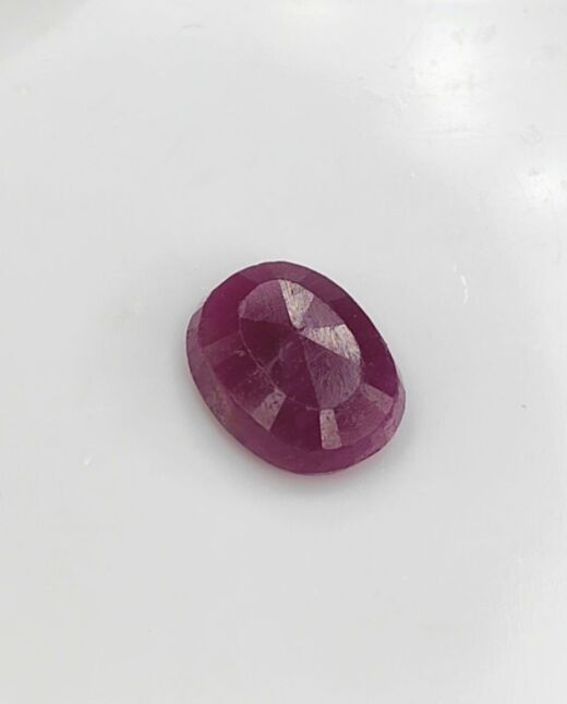 Premium Quality 4.90 Ct{5.37 Ratti} Natural Unheated Ruby/Manek