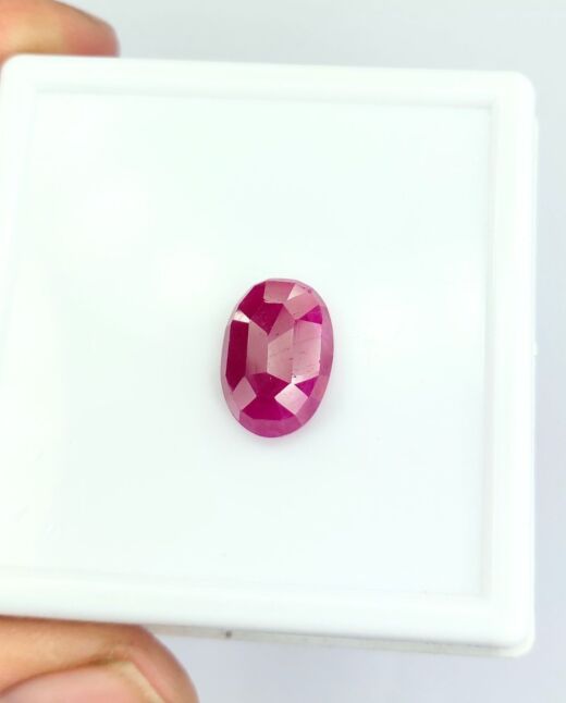 Premium Quality 5.87Ct{6.44 Ratti} Natural Unheated Ruby/Manek