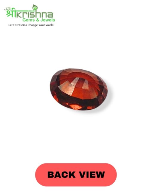 TOP GRADE 6.44 CT{7.06 RATTI}NATURAL CEYLON GOMEDH/HESSONITE GARNET